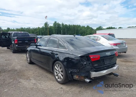 2014 Audi A6 2.0T Premium from USA, damaged, VIN WAUGFAFC1EN030278